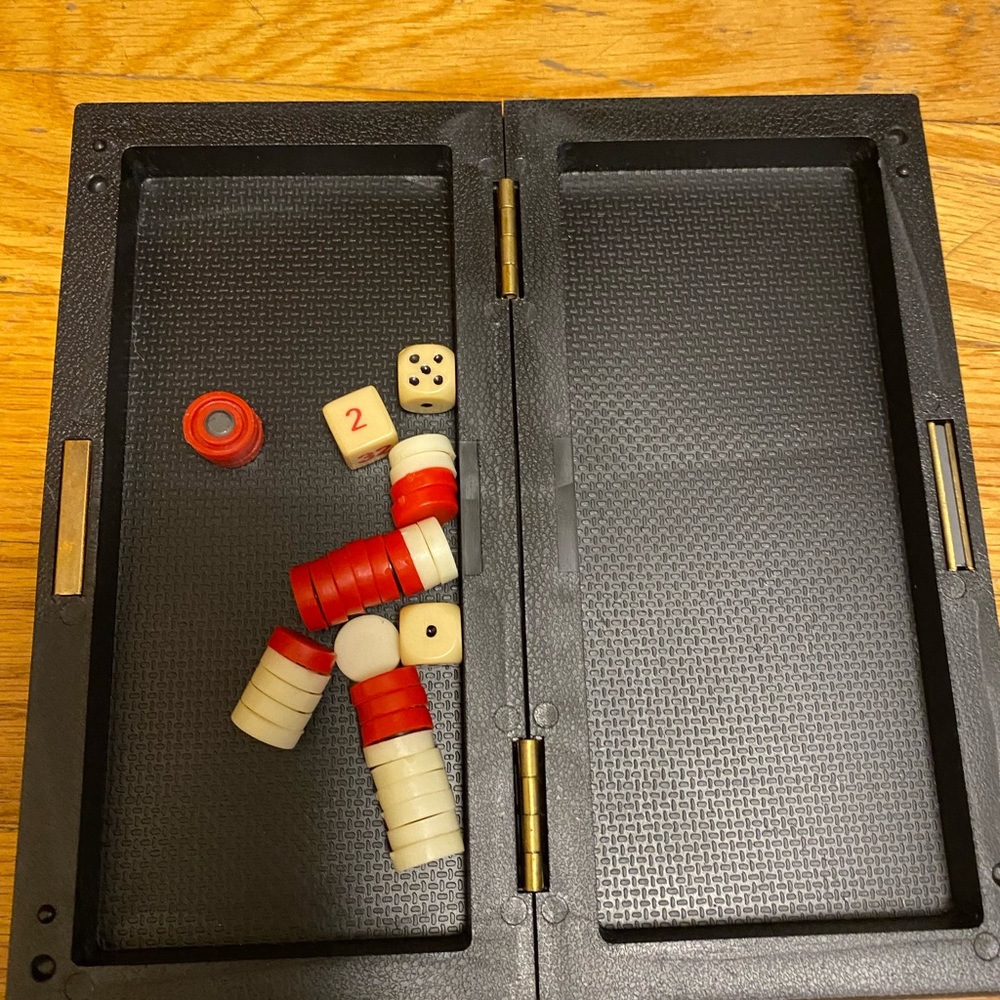 Travel Backgammon Set - Picture 2 of 2